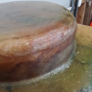 Media '1708 and chopped strand mat. polyester resin' in album 'cutting out the drain for the livewell'