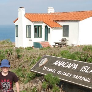 The Ranger's house.  He was happy to see us -- they serve one week on one week off.  And not many visitors this winter.