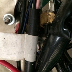 Media 'Rear view of helm pump and hydraulic line going to DC pump.' in album 'Helm pump for hydraulic steering'