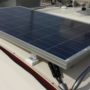 100W Solar Panel installed by Wefings