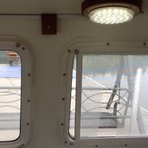 Dimmable LED light over dinnette