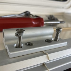 I also added a little washer of butyl tape to each one and didn't turn the screw head once it made contact.