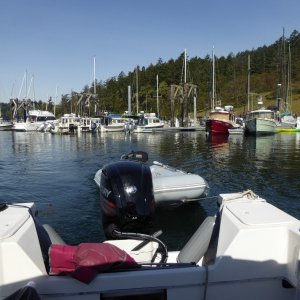 Leaving Friday Harbor on Sunday morning