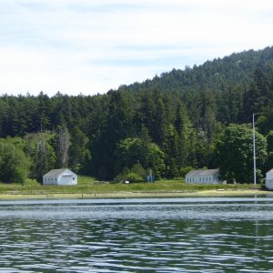 Media 'English Camp at Garrison Bay, San Juan Island' in album 'Departing Turn Island Friday Morning for Friday Harbor, 25 minutes away at this speed.'