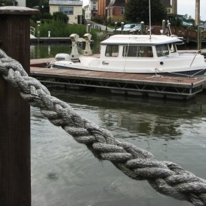 Shelly-IV in front of Chesapeake Inn