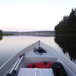 Something about early mornings on a flat calm lake.