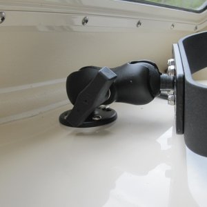 Ram mount for chartplotter