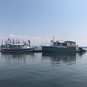 Media '22 CD & 23 Ranger Tug.  Photo by Bill Roche' in album 'Bill Roche at Wolf Bay with his new 23 Ranger Tug'
