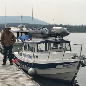 Media 'Jay at Wolf Bay photo by Bill Roche' in album 'Bill Roche at Wolf Bay with his new 23 Ranger Tug'