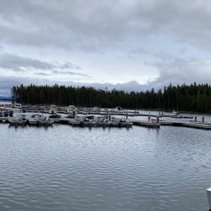 Very few Owner boats at the Bridge Bay Dock on opening day June 17