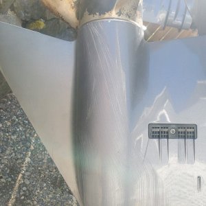 Sunfish prop strike