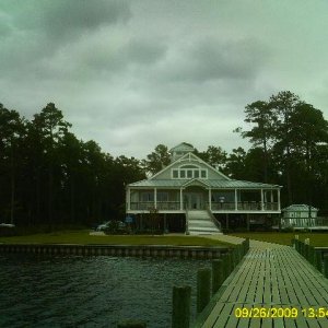Whittaker Point Marina in the clouds
