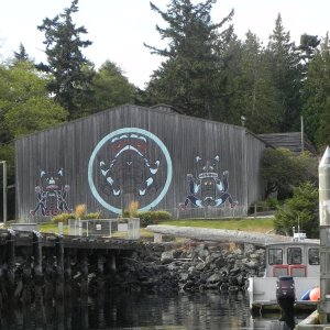 The Indian Longhouse at Blake Island State Park