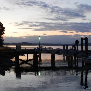 sundown at Blake Island