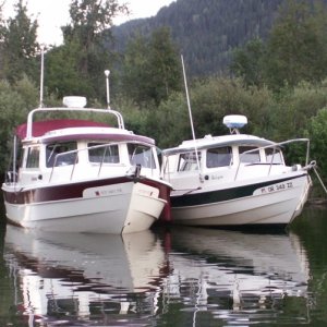 Daydream and Halcyon Rafted - Upper Priest Lake - 8-21-07