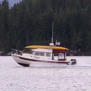 Voyager Running - Pend Oreille River - 8-20-07