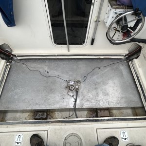 Fuel tank back in the bilge