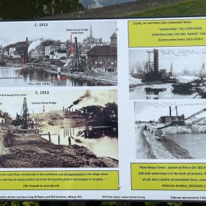Interesting interpretive sign in Lyons