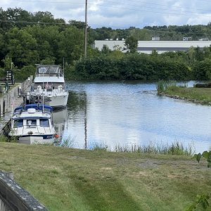 C-Traveler at the Palmyra dock