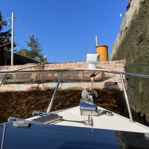Tucked in tight in lock 29