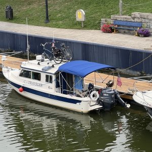 C-Traveler at the Newark north floating dock
