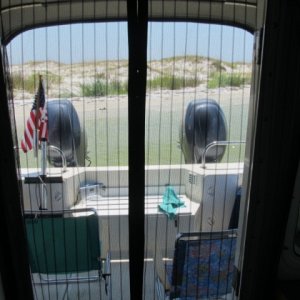 Magnetic screen door, velcro screens on front opening window cheap and effective