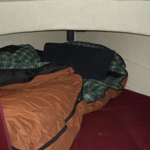 My dads sleeping quarters