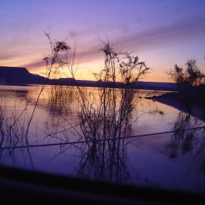 Media 'sunset in the tamarisks' in album 'See-Saw at Lake Powell--2009'