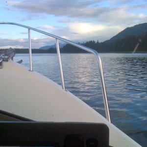 Entering Oliver Inlet