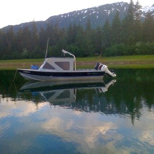 Media 'Head of trail & tram for Seymour Canal cabin.' in album 'Entering Oliver Inlet'