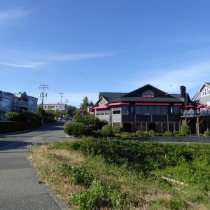 Blackfin Pub Restaurant. Apparently the only place in Comox open after 5.  It was packed!