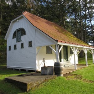 The barn, which was also the location of the first school house