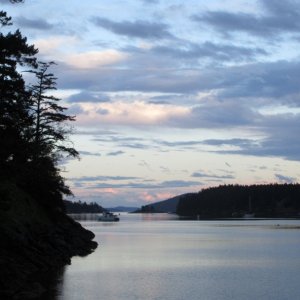 Sunset around 8:00 PM on Saturday