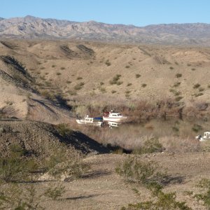 Media 'Lake Mohave C-Dory camp looking like it is grounded in a dry desert!' in album 'PICT0651 (Friday)
Our leader, Chris in 83 Dollar Cove.'