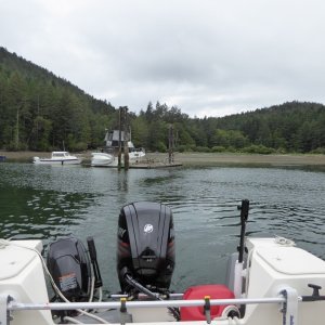 Departing Reid Harbor Sunday morning