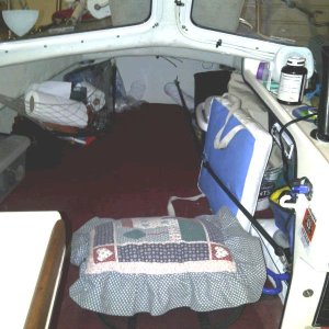 v-berth sleeping quarters
