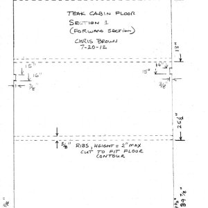 Media 'Floor Section 1' in album 'Teak Cabin Floor Construction Photos'