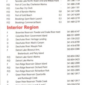Oregon pump out stations page 2
