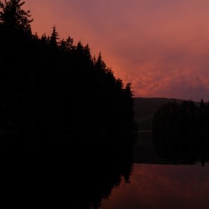 Had a nice sunset.