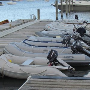 dingy dock at Coecles Harbor