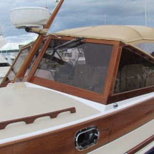 Pretty fierce looking motor boat