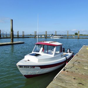 Departing Everett Marina, May 30, 2015