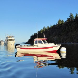 Saturday evening, June 13, 2015 in Fossil Bay, Sucia Island.