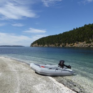 I love dinghy excursions in the San Juans.  This stop on Little Sucia, after running over to check the buoy situation in Fossil Bay.