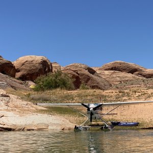 Plane camping, Oak Canyon