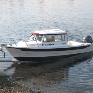 Launching for the sea trial