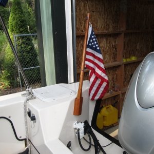 flag flying