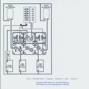 BEP 717A-100A  3 battery wiring