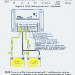 GUEST 2610A Charger Connections