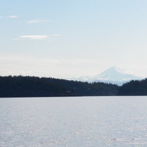 Media 'The view of Mt. Baker when heading back on Sunday.' in album 'H Dock from shore.'